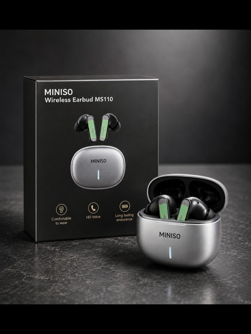 NEW Bluetooth Earbuds w/ Custom Color-Changing LEDs & Charging Case